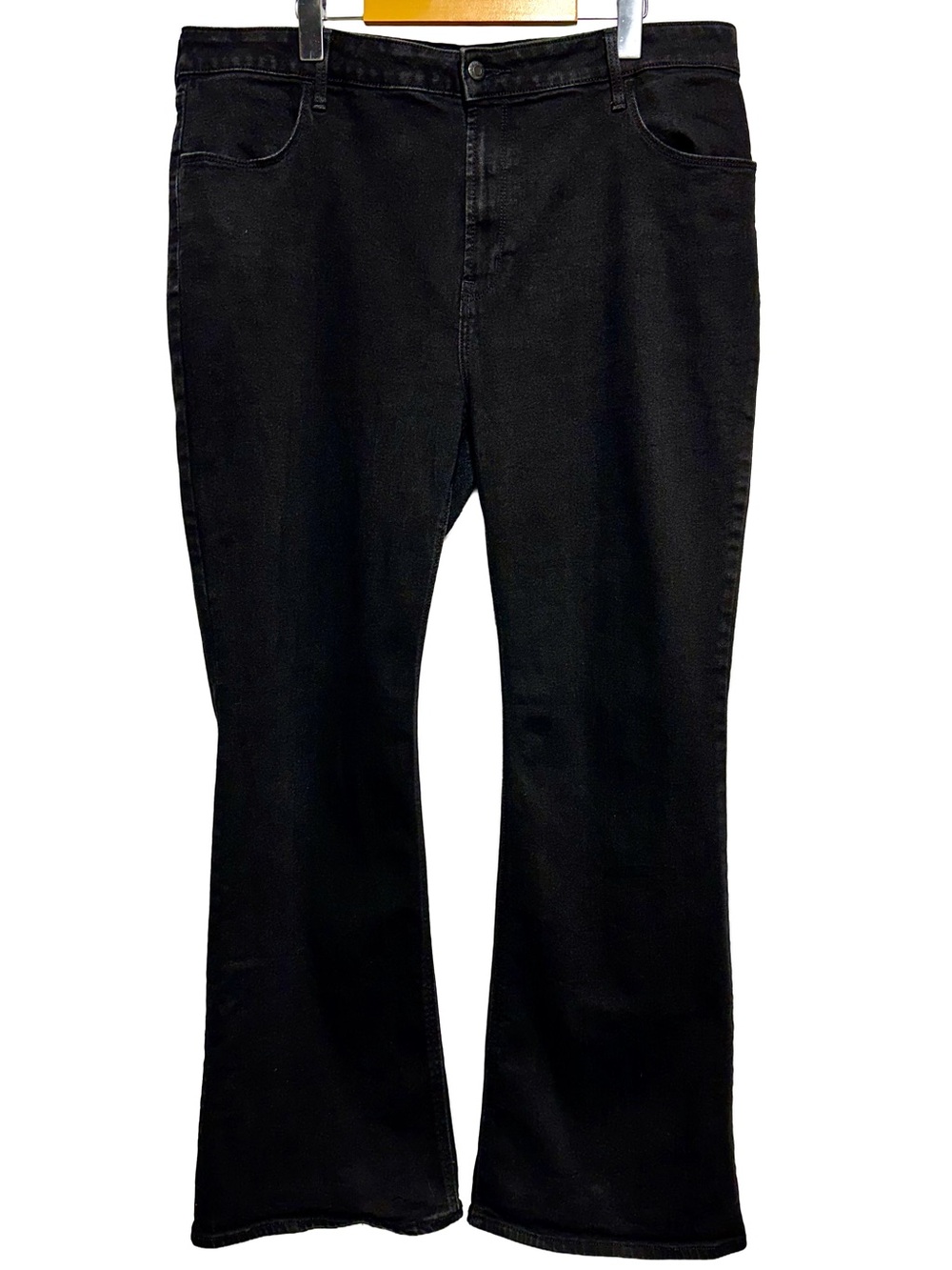 Old Navy High Rise Wow Flare Black Jeans Plus Size 18